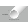 Evergreen 70EG227 Scale Model Plastic Rod, Pipe, Diameter 0.2 inches