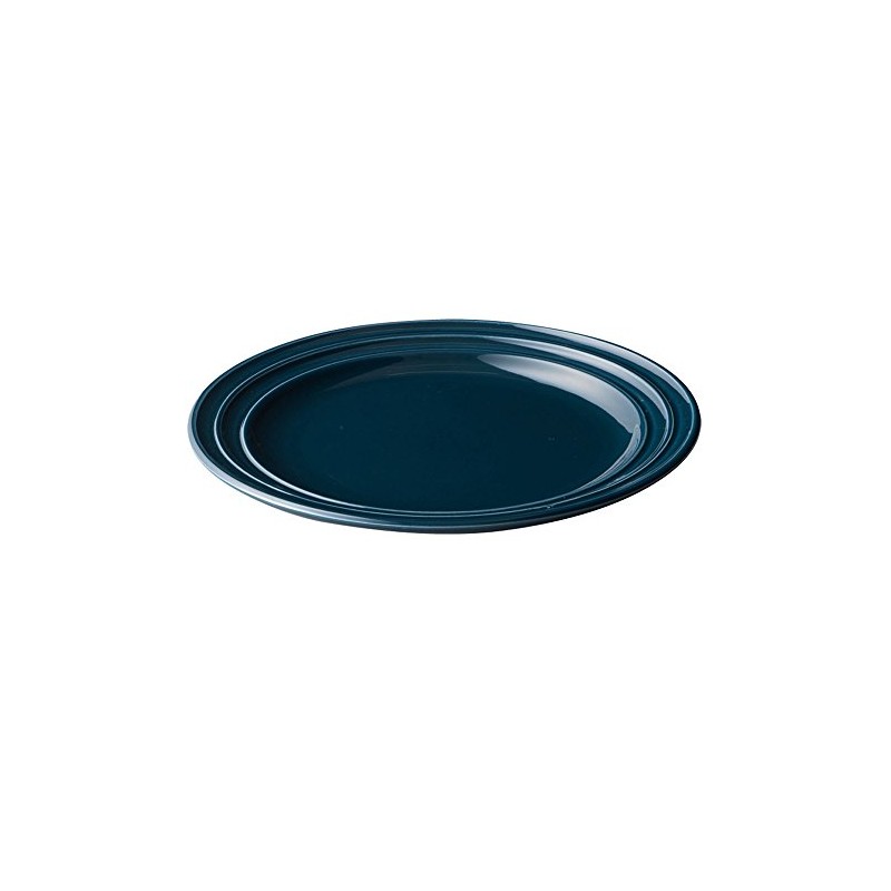 KINTO GLOW Plate, 7.7 inches (195 mm), Navy 20919