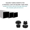 sourcing map Adjustable Leveling Feet 20 x 20mm Square Insert