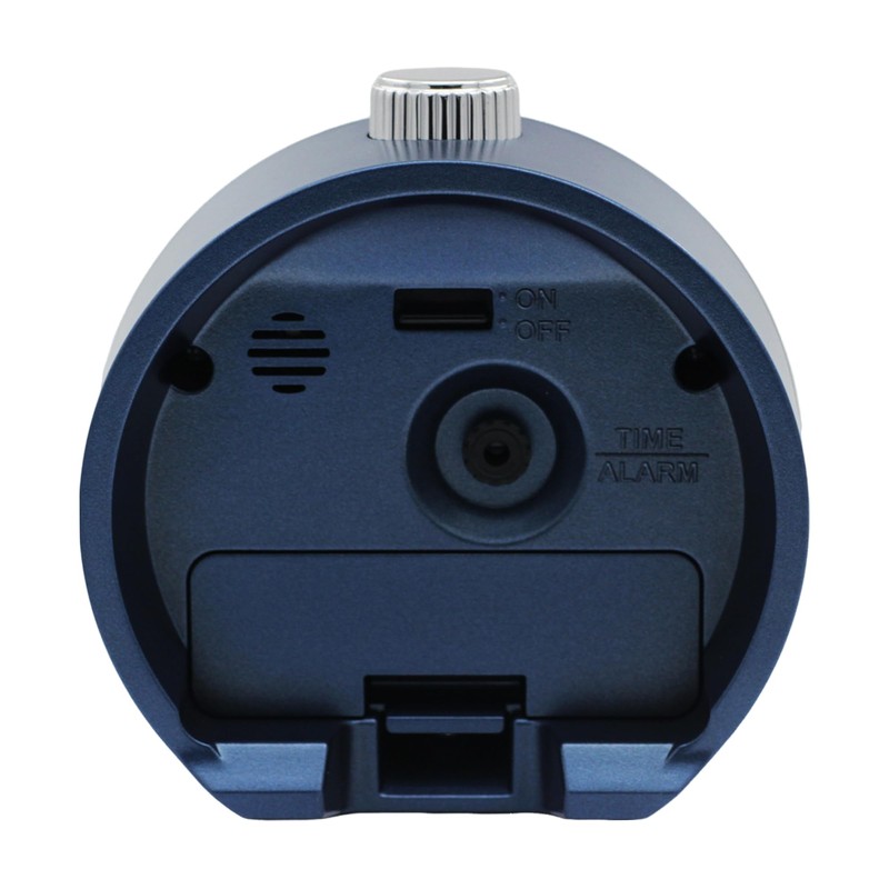 Seiko Mai Modern Non Ticking Bedroom Alarm Clock, 4 Inch,