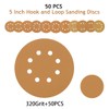 SUPBICCO 5 Inch 8 Hole Sanding Discs Hook and Loop,