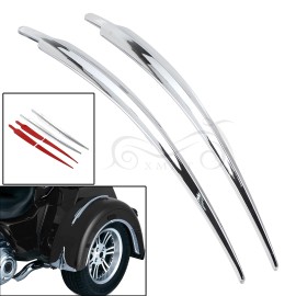 Unbranded Chrome Rear Fender Accent Top Trim For Harley Tri Glide Ultra Classic FLHTCUTG