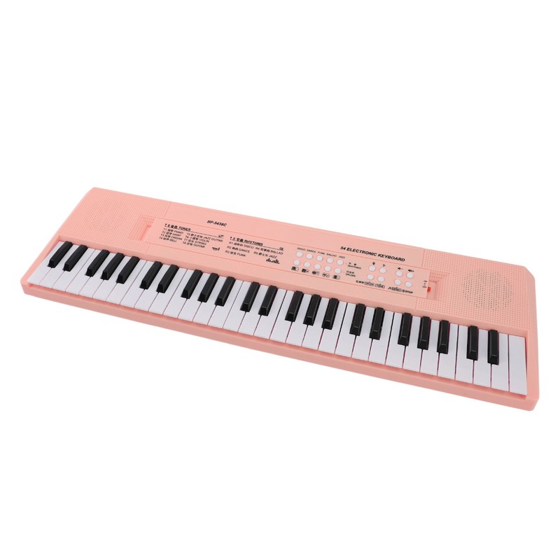 54 Key Keyboard Piano Smoothly Plastic Keyboard Piano Portable Dual