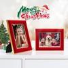 KSROECUD 5x7 Velvet Picture Frame, Red Photo Frames with Modern