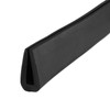 TA-VIGOR Edge Trim U Seal, Black PVC U-Seal Channel Edge