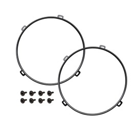 Asusolvent Round Headlight Bracket for Jeep TJ Wrangler 1997-2006, 7 Inch Headlight Rings Mounting Bracket Retaining Replacement for Round Headlight