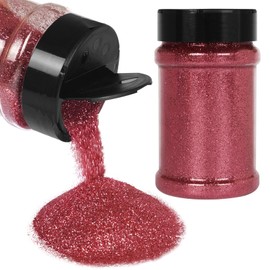 PIXGLITTER Extra Fine Red Glitter, 1/96" Craft Resin Glitter Powder 5.29oz/150g PET Flakes Crafts Sequins for Nail Art, Hair, Epoxy Resin, Tumblers, Slime, Painting, Festival Decor