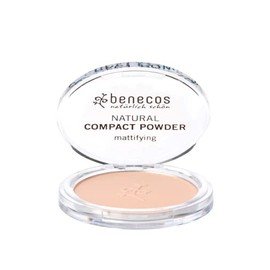 benecos - Naturkosmetik - Compact Powder - gepresst - mattierend - vegan - sand