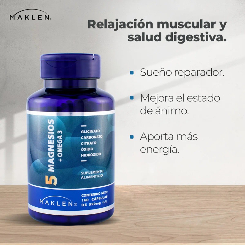 Magnesio Complex | 5 En 1 + Omega 3 |