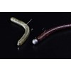 JACKALL Yummy 500 Worm, 3.5 Inches, Green Pumpkin Pepper