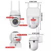 SANSCO 3PCS 5MP PTZ Wireless WIFI CCTV Security IP Camera