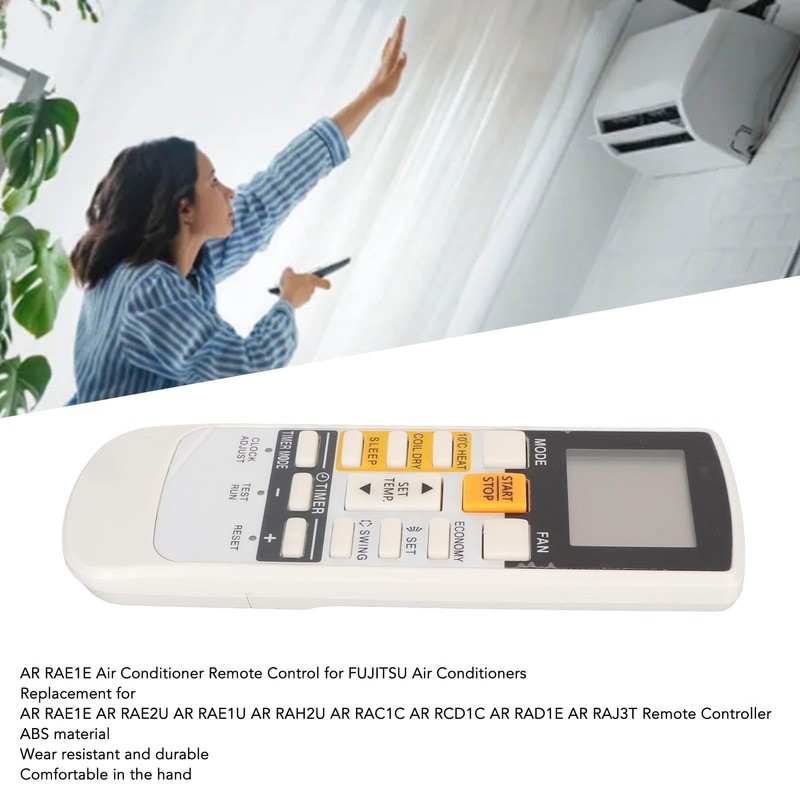 AR RAE1E Remote Control for FUJITSU, Universal Air Conditioner Remote