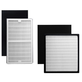 IAP-10-280 Hepa Filters C + D (with Carbon Filters) Compatible with Idylis air Purifier