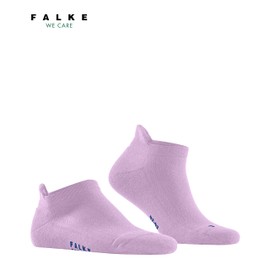 FALKE Unisex Cool Kick Trainer Socks Quick-Drying Breathable Sustainable Functional Material Light Padding Plush Sole Cooling Comfortable Sporty Flat Seam 1 Pair, Pink Shell Pink 8045, 44-45