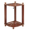 Hathaway Regent Corner Floor Cue Rack - Finish Walnut