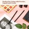 12 Pieces Small Concealer Brush Flat Lip Concealer Brush Under