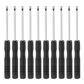 sourcing map 10pcs Mini Slotted Screwdriver 2.0mm Flat Head for Watches, Glasses, Electronics Repair