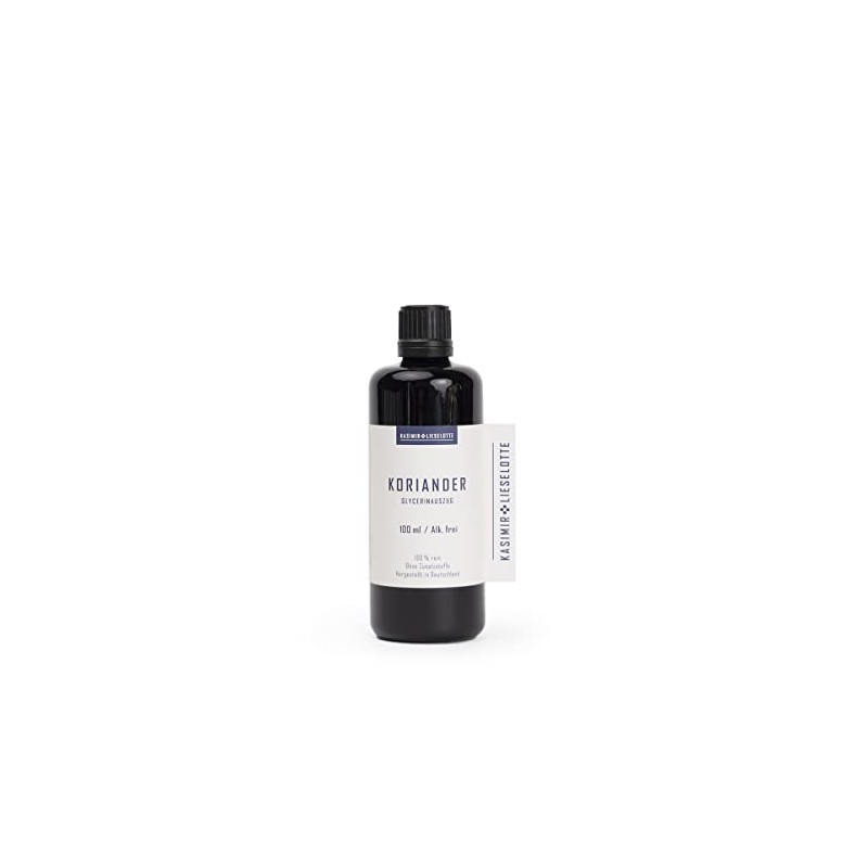 Alcohol-free coriander tincture 100 ml - handmade from fresh coriander
