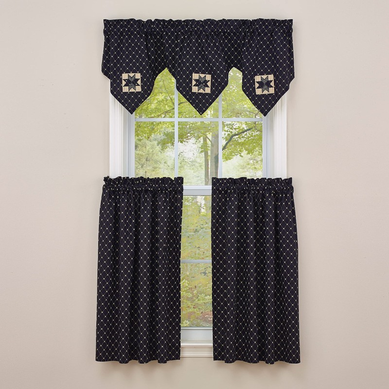 Park Designs Carrington Lined Triple Point Valance