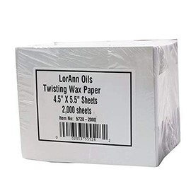 LorAnn Twising Wax Paper Sheets - 2000 piece package
