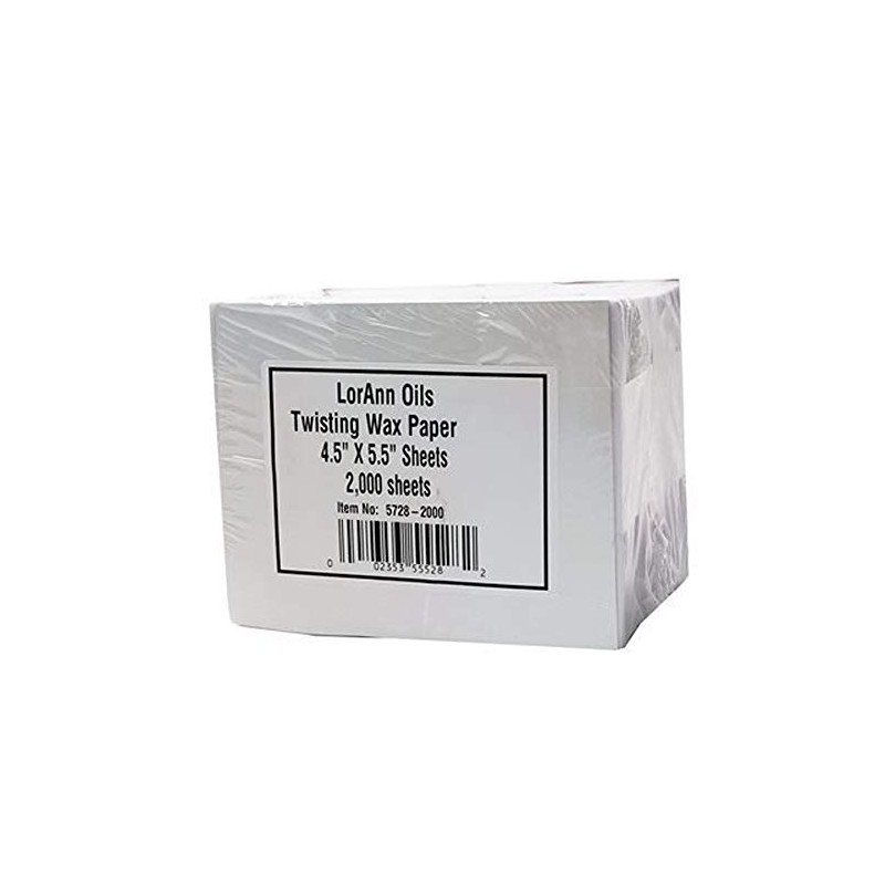 LorAnn Twising Wax Paper Sheets - 2000 piece package