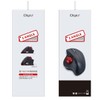 Nakabayashi MUS-TRIF180GY Digio2 Wireless 5 Button Optical Trackball Mouse with