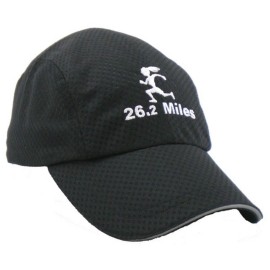 Gizmo Girl 26.2 Marathon Running Hat - Women's Fit - 5 color choices - Charcoal