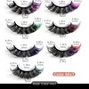 7 Pairs Russian Strip Lashes Color Lash 8D Colorful Wispy