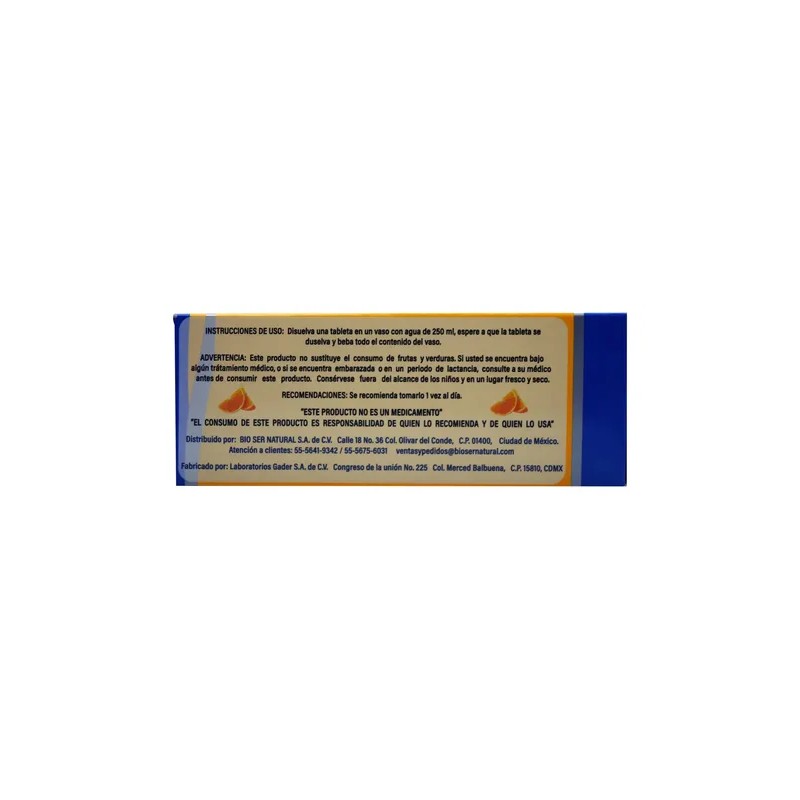 Vitamina C Efervescente Sabor Naranja Progyl 10 Tab