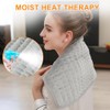 Deepsoon Electric Heating Pad for Back and Neck Relief