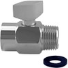 Westbrass D309-62 1/2" Shower Arm Volume Flow Control Trickle Valve,