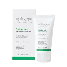 Reve Dermatologique | Oxidermic Facial Moisturizer - Gel-Crema Facial Anti-Imperfecciones - hidratación para pieles grasas - – 50 ml