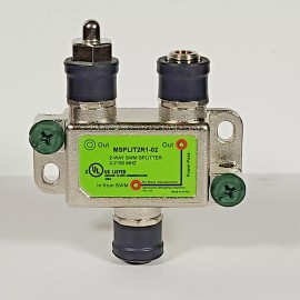 For Directv DirecTV SWM MRV 2-Way Wide Band Splitter GREEN LABEL Power Passing Port New