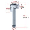 HOYOJU Solid Brass Handheld Bidet Sprayer Toilet-Adjustable Water Pressure Control