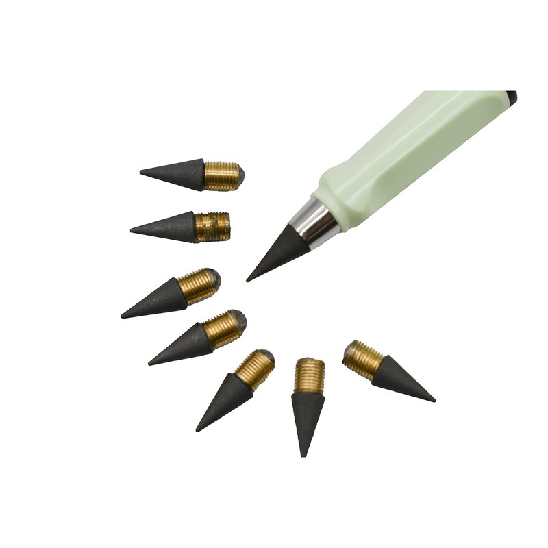 Set of 48 Retractable Pencils Refills, Forever Replacement Heads, Permanent