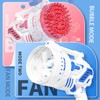 Bubble Gun for Kids, 69-Hole Bubble Blaster with LED Lights,