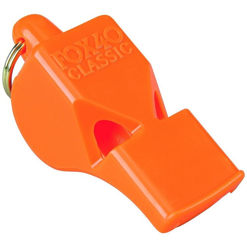 Fox 40 Classic Safety Whistle C/W Wrist-Lanyard Blue, regular