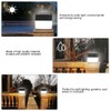 Solar Powered LED Square White Light for Garden Fence Courtyard