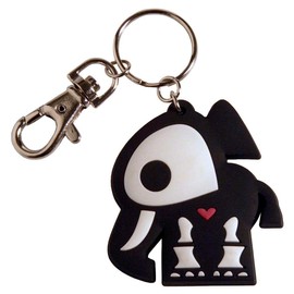 Toynami Skelanimals Vinyl Keychain Elle Elephant