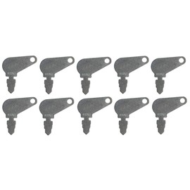 10 Pack Keys for Case John Deere JLG Genie Drott Massey Galion Baraga Snoopy R30074, B17575, 70306, 83353 (10)
