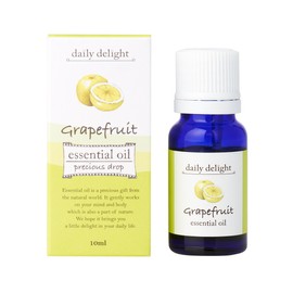 Daily Delight Essential Oil Grapefruit, 0.3 fl oz (100 ml) (100% Natural Essential Oil, Aroma, Citrus Scent with Good Balance of Light Sweetness and Sour Taste) 10 ml (x1)