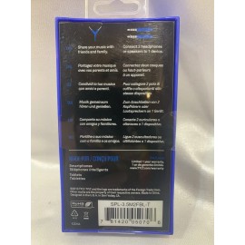 TYLT 3.5mm Headphone Speaker Splitter SPL-3.5M2FBL-T