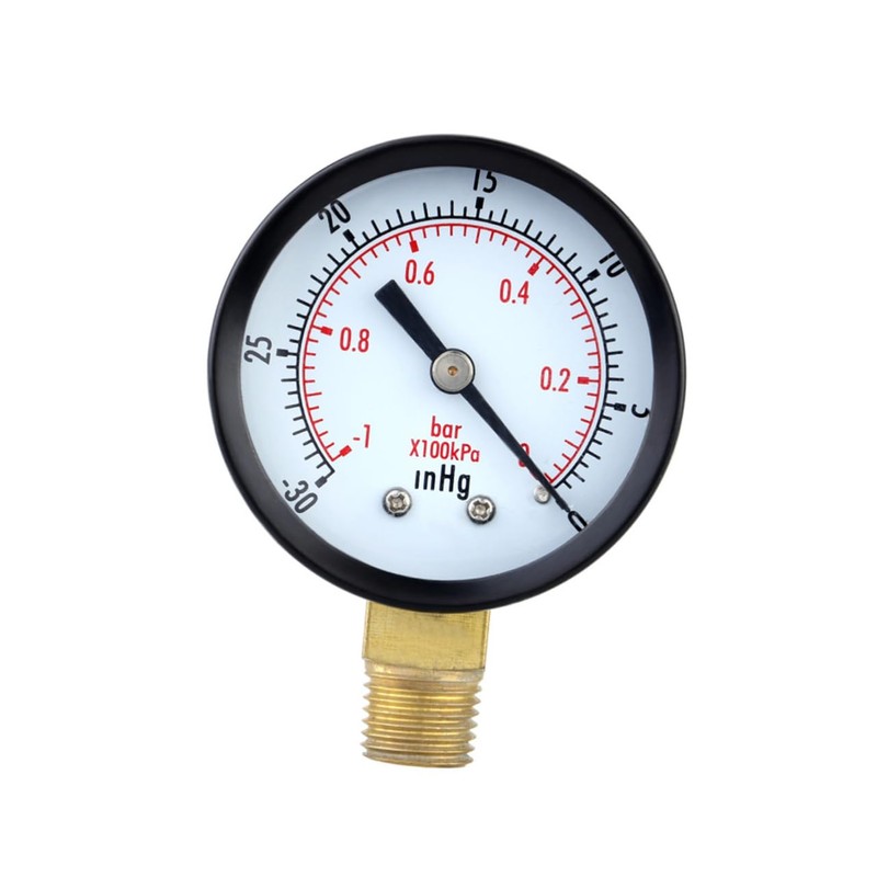 TEHAUX Pcs Inhg Vacuum Pressure Gauge Compressor Tool Mini Portable