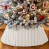 Lanpn 30 Inch Christmas Tree Collar, Plush Tree Collar Tree