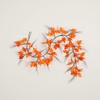 Nearly Natural 6ft Pre-Lit Autumn Maple Artificial Fall Garland with