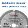 Saxton PCD Circular Saw Blade, 160mm x 4 Teeth x