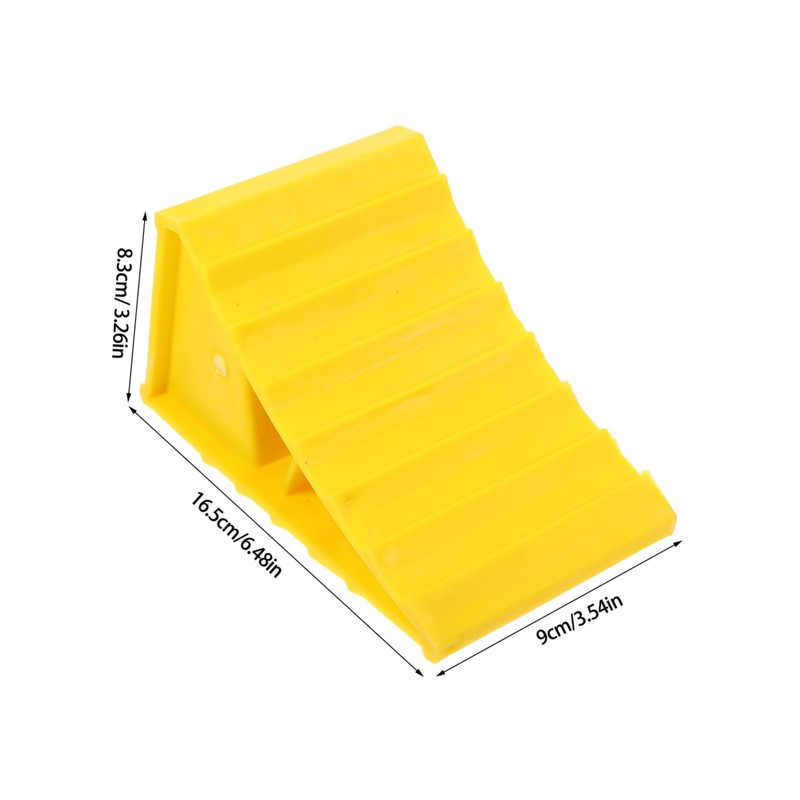 SOLUSTRE 2pcs Car Block Camper Wheel Chock Leveling Blocks Ramp