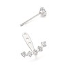 Limerencia Titanium Stud Earrings with Dangling, G23 Medical Earrings, Hypoallergenic