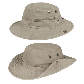 IDOGEAR Wide Brim Boonie Hat for Men and Women Fishing Hunting Outdoor Activities, sand, Unit size