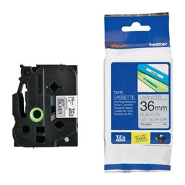 Brother TZM961 - Laminated tape - black on silver - Roll (3.6 cm x 8 m)